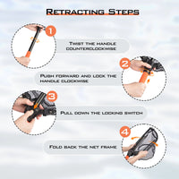 Brutus Foldable Extendable Fishing Net