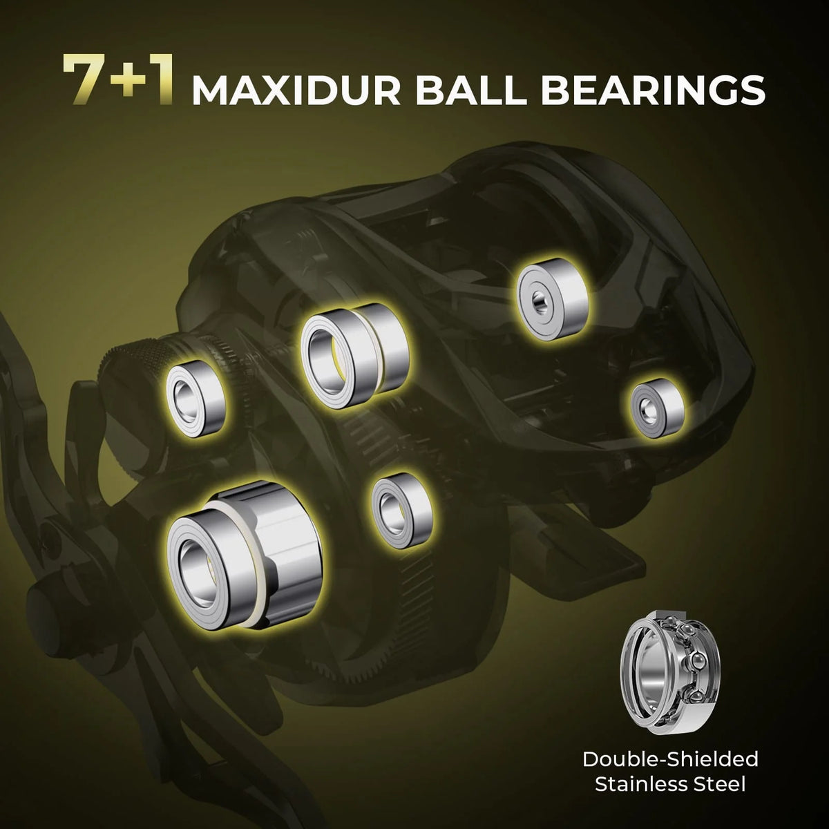 Spartacus Defender Twin-Tip Baitcaster Rod and Reel Combo