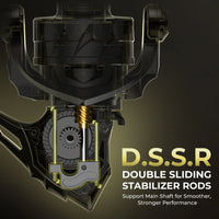 Spartacus Defender Twin-Tip Spinning Rod and Reel Combo