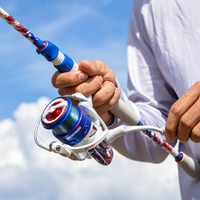 Royale Legend Patriot Twin-Tip Spinning Rod and Reel Combo