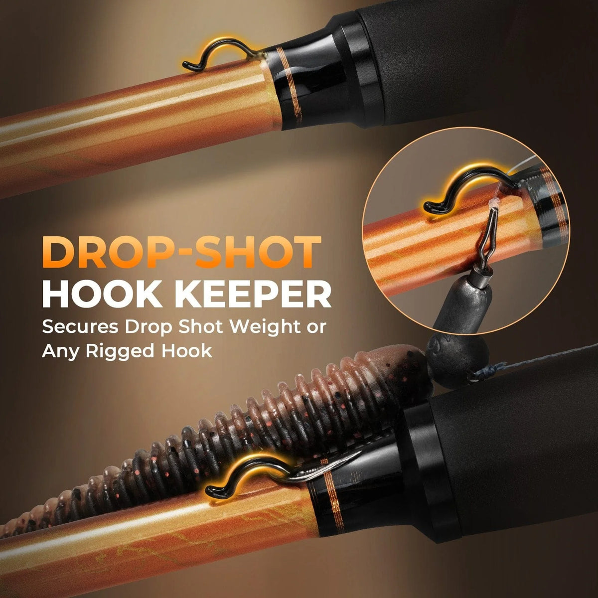 Lethal Blaze Twin-Tip Spinning Fishing Rod and Reel Combo