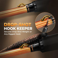 Lethal Blaze Twin-Tip Spinning Fishing Rod and Reel Combo