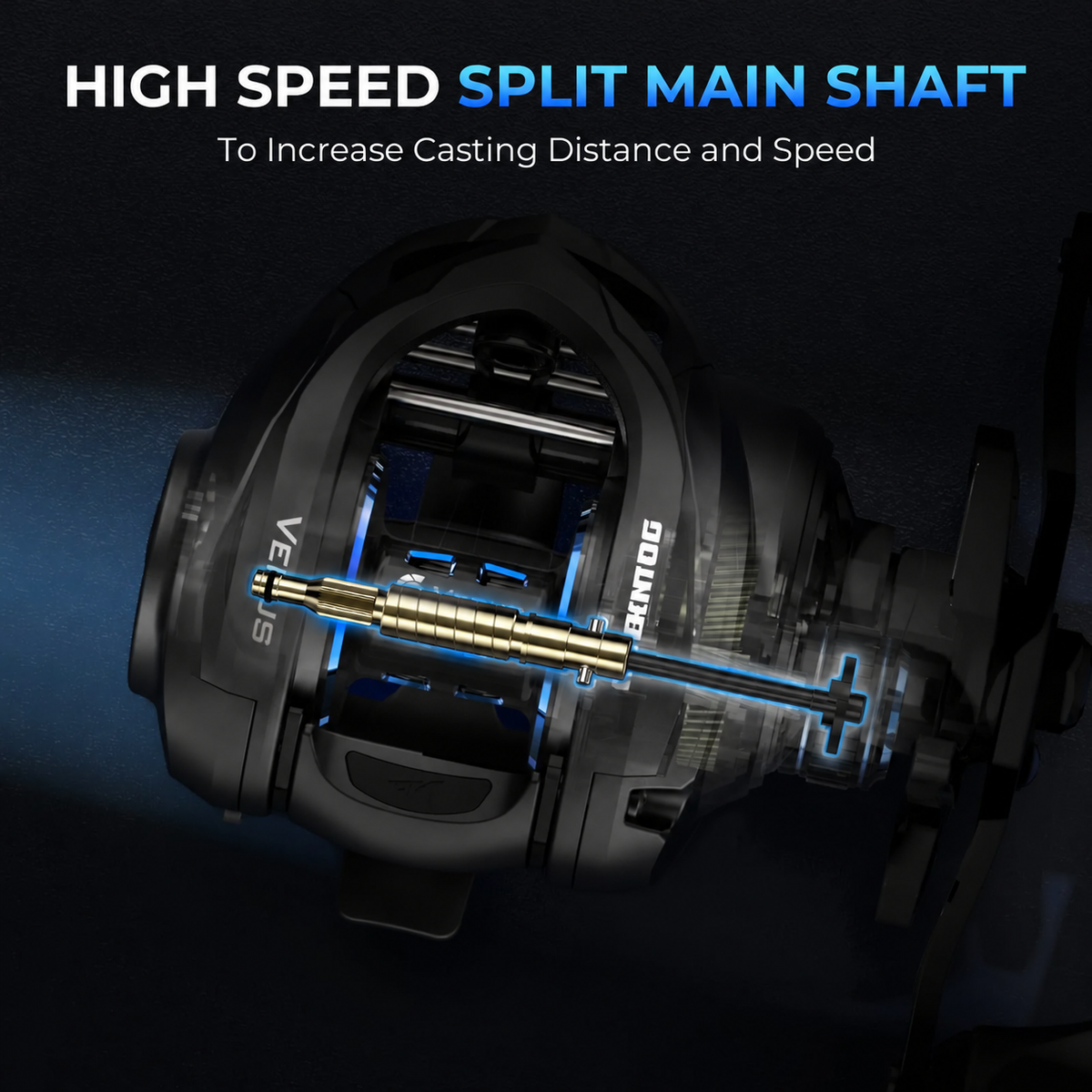 Verus Baitcasting Reel - Upgraded Version