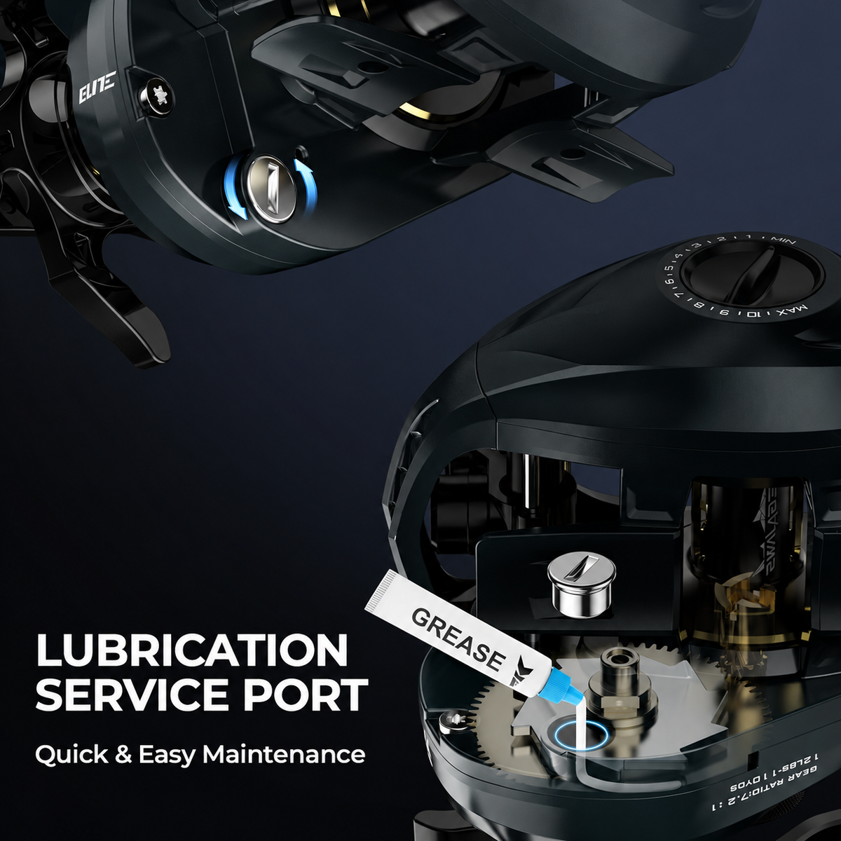 MegaJaws Elite Baitcasting Reels