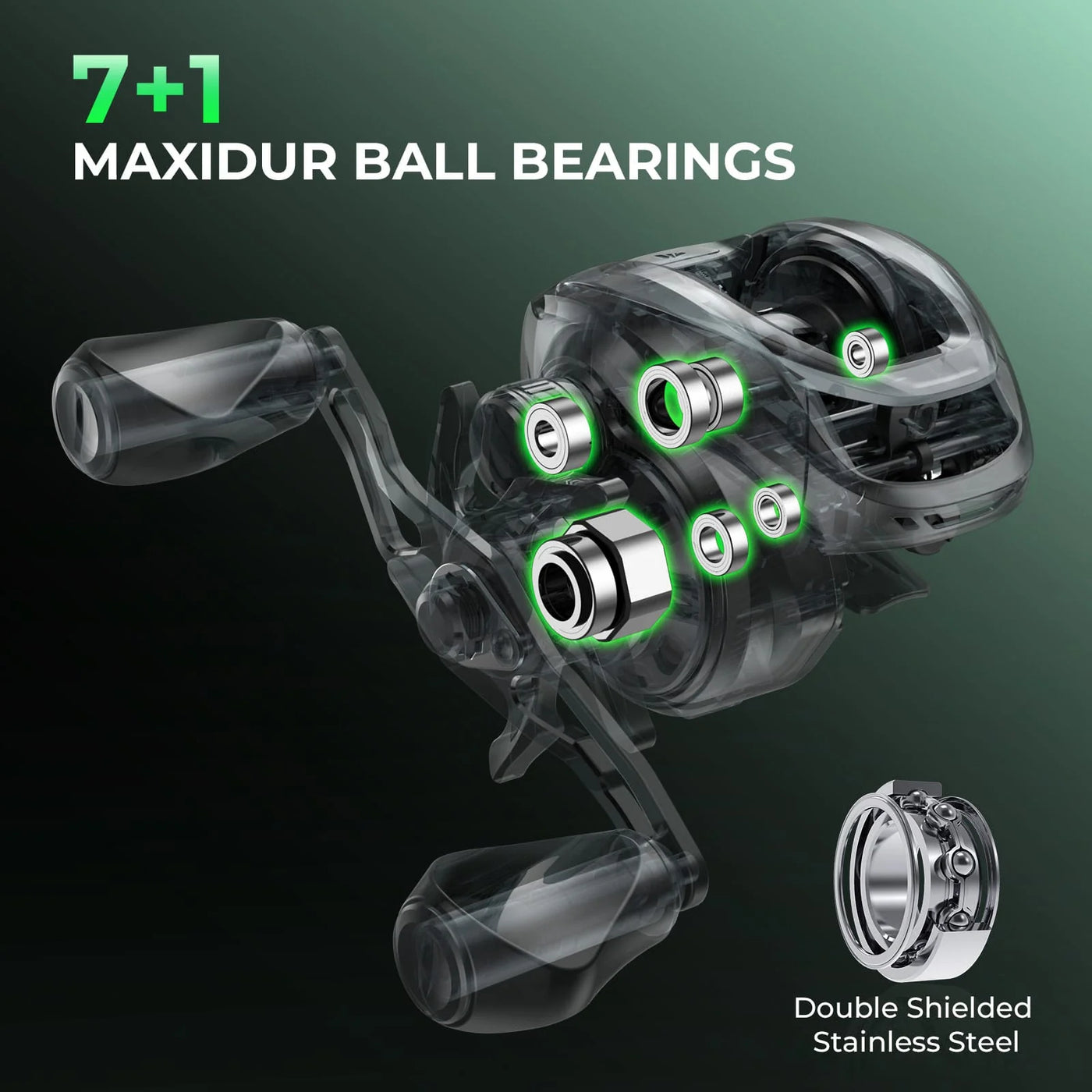 Zephyr Dual-tip Baitcaster Rod and Reel Combo
