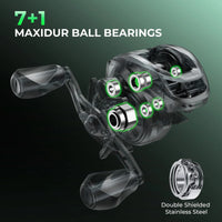 Zephyr Dual-tip Baitcaster Rod and Reel Combo