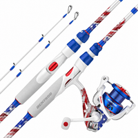 Royale Legend Patriot Twin-Tip Spinning Rod and Reel Combo
