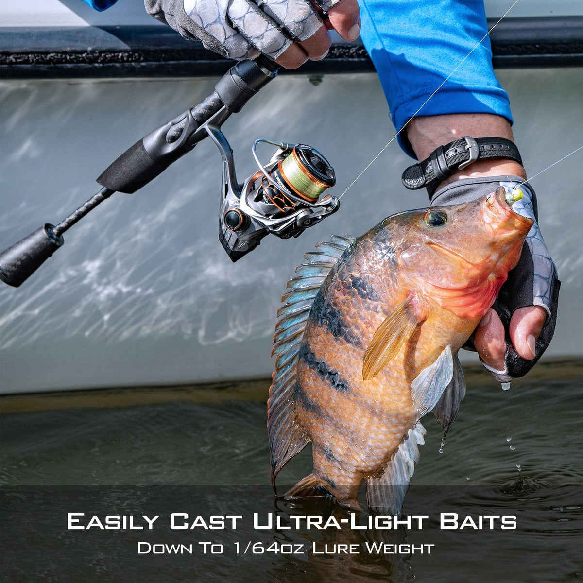 Kestrel SFS Spinning Fishing Rod and Reel Combo