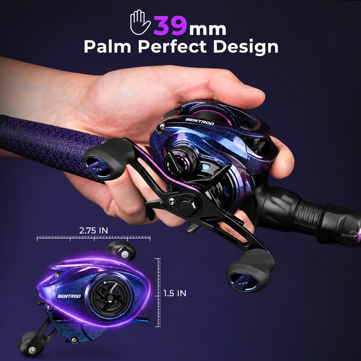 Royale Legend Pro Baitcaster Rod and Reel Combo
