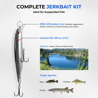 Superpower Braided Fishing Line and Lure Kit
