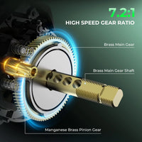 Zephyr Dual-tip Baitcaster Rod and Reel Combo