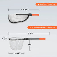 Brutus Foldable Extendable Fishing Net