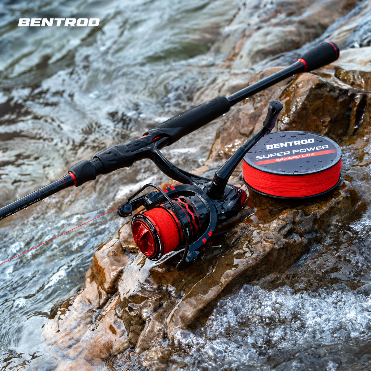 MaxSteel Twin-Tip Spinning Rod and Reel Combo