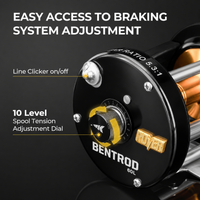 Rover Round Baitcasting Reel