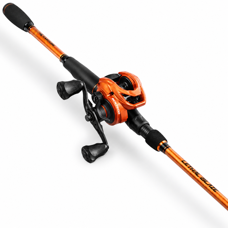 Lethal Blaze Twin-Tip Baitcaster Rod and Reel Combo