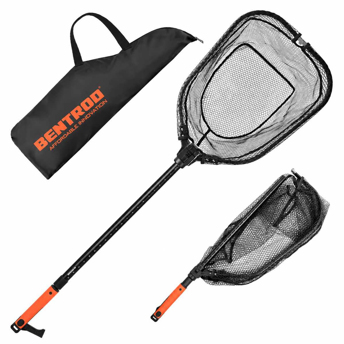 Brutus Foldable Extendable Fishing Net With Boat Hook