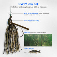 Superpower Braided Fishing Line and Lure Kit