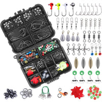 BenTrod 188-Pieces: Portable Fishing Accessory Kit with Tackle Box
