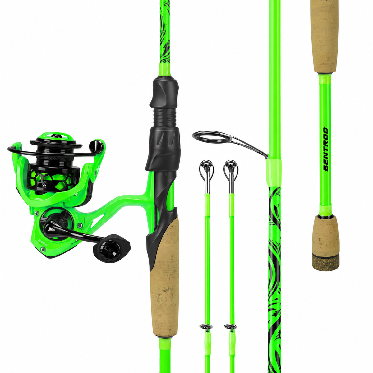 Zephyr Dual-tip Spinning Fishing Rod and Reel Combo