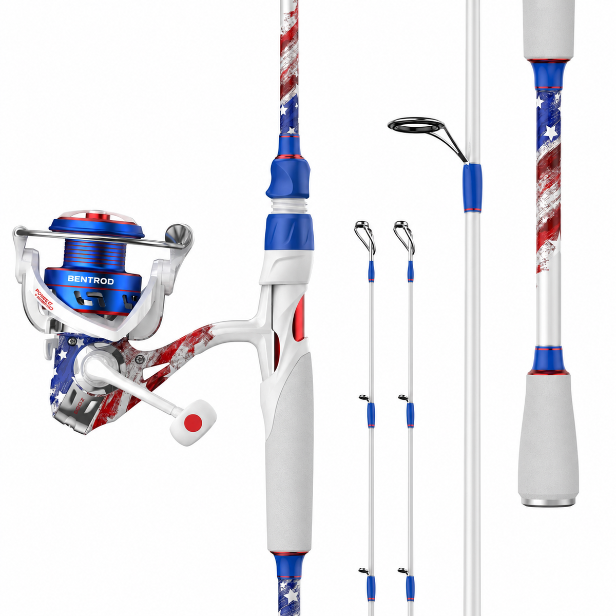 Royale Legend Patriot Twin-Tip Spinning Rod and Reel Combo