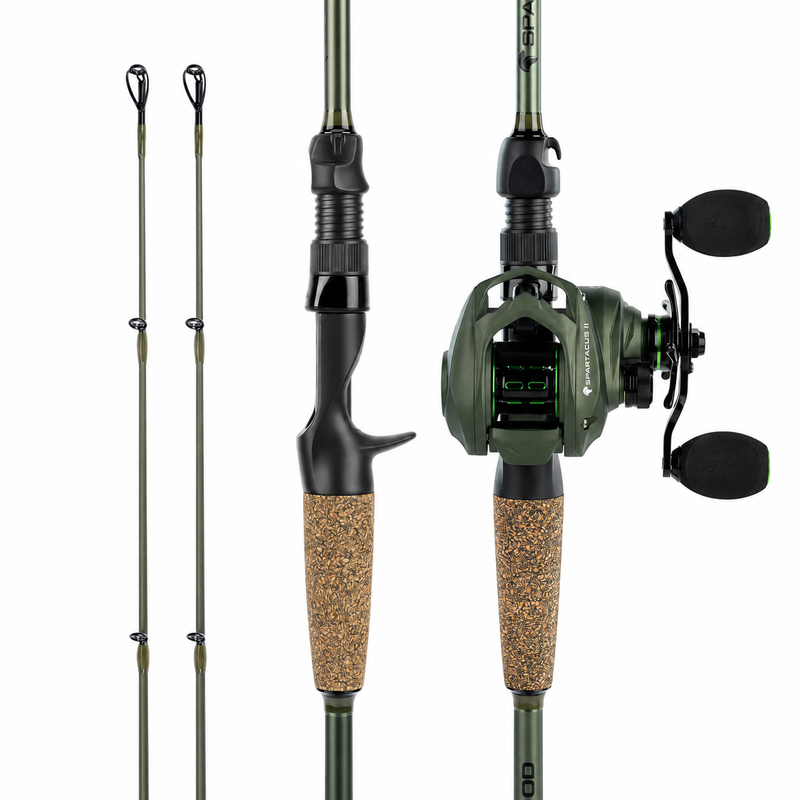 Spartacus II Twin-Tip Baitcaster Rod and Reel Combo