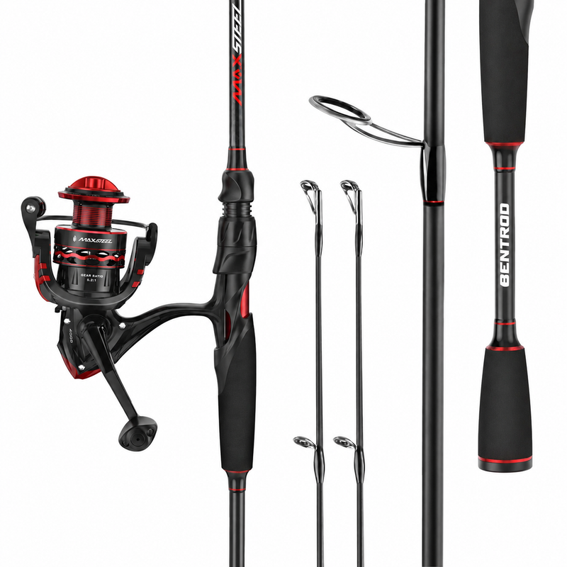 MaxSteel Twin-Tip Spinning Rod and Reel Combo
