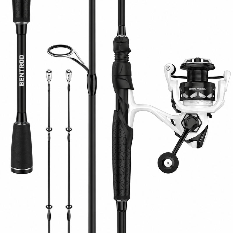 Lethal Phantom Twin-Tip Spinning Rod and Reel Combo