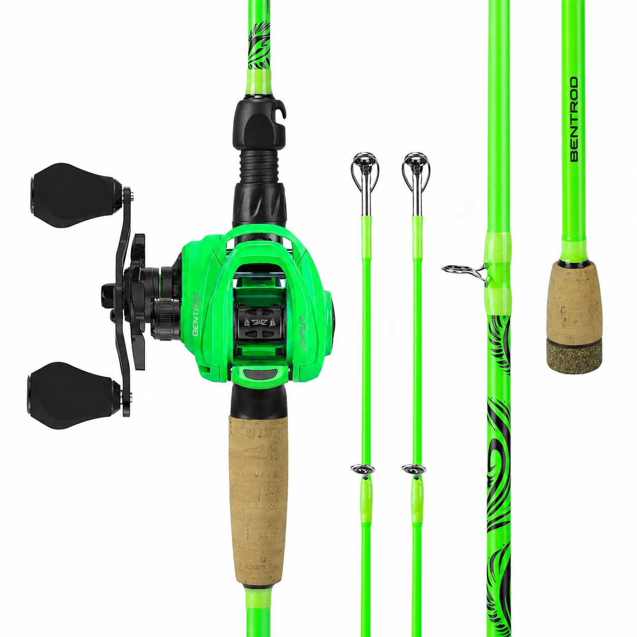 Zephyr Dual-tip Baitcaster Rod and Reel Combo