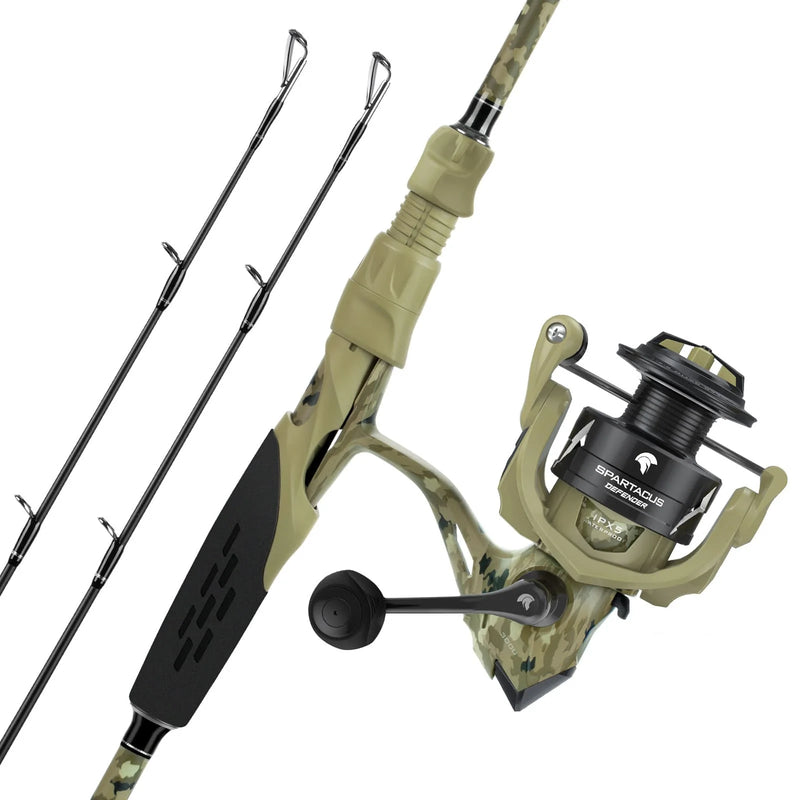 Spartacus Defender Twin-Tip Spinning Rod and Reel Combo