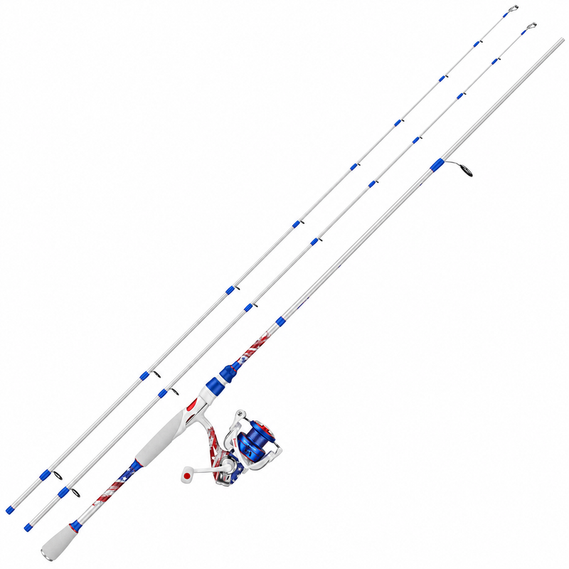 Royale Legend Patriot Twin-Tip Spinning Rod and Reel Combo