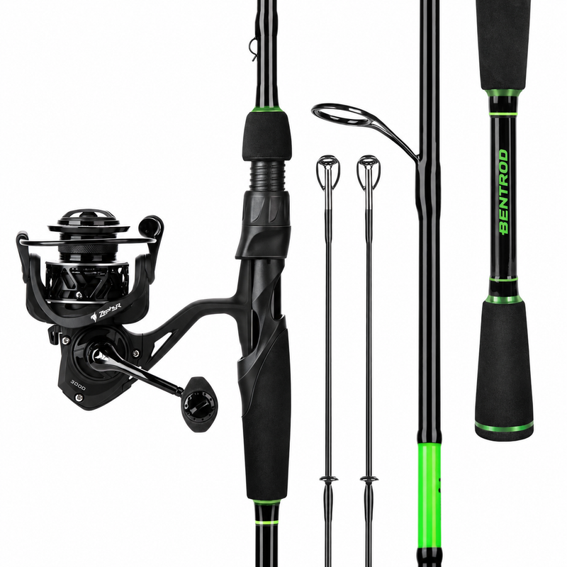 Zephyr Dual-tip Spinning Fishing Rod and Reel Combo