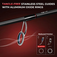 MaxSteel Twin-Tip Spinning Rod and Reel Combo