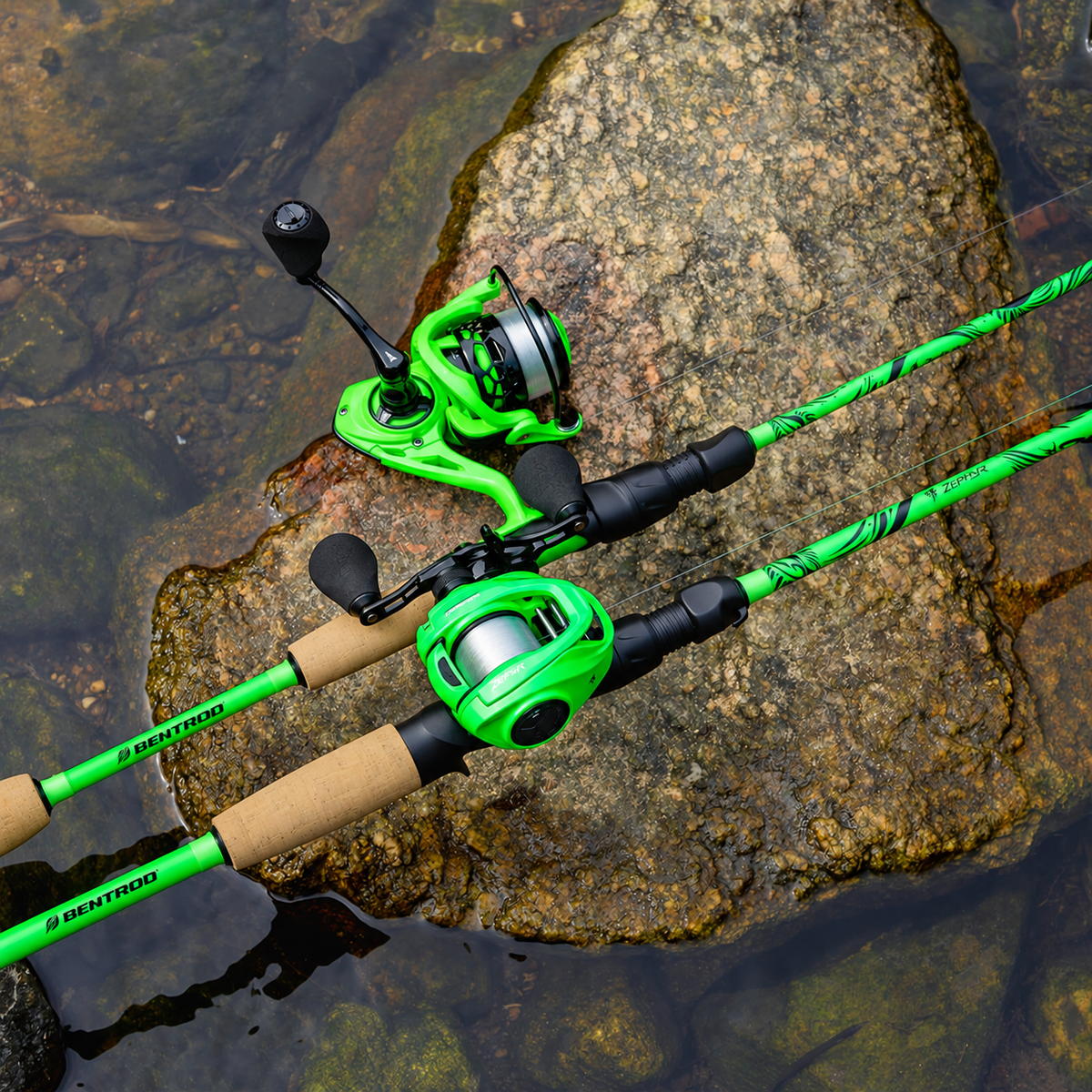 Zephyr Dual-tip Spinning Fishing Rod and Reel Combo
