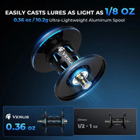 Verus Baitcasting Reel - Upgraded Version