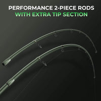 Spartacus II Twin-Tip Spinning Fishing Rod and Reel Combo