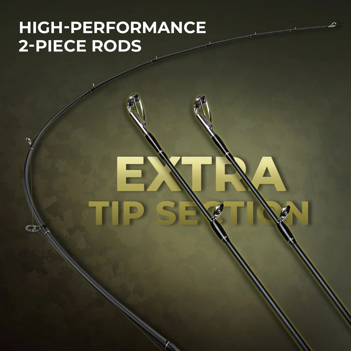 Spartacus Defender Twin-Tip Baitcaster Rod and Reel Combo