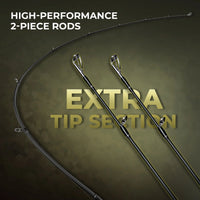 Spartacus Defender Twin-Tip Baitcaster Rod and Reel Combo