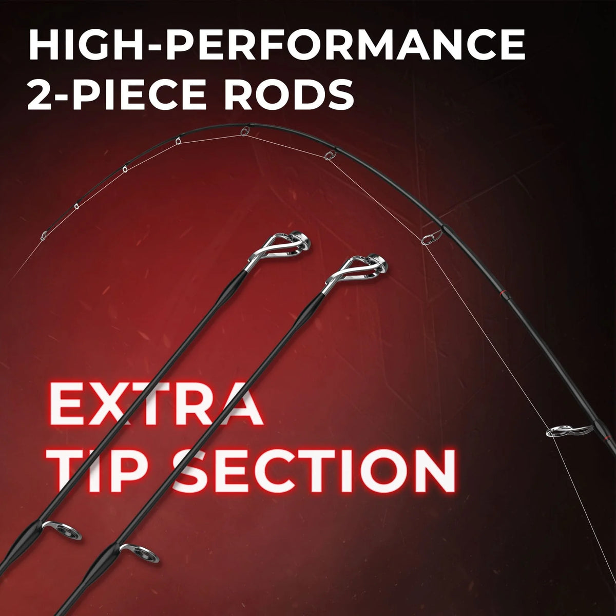MaxSteel Twin-Tip Spinning Rod and Reel Combo