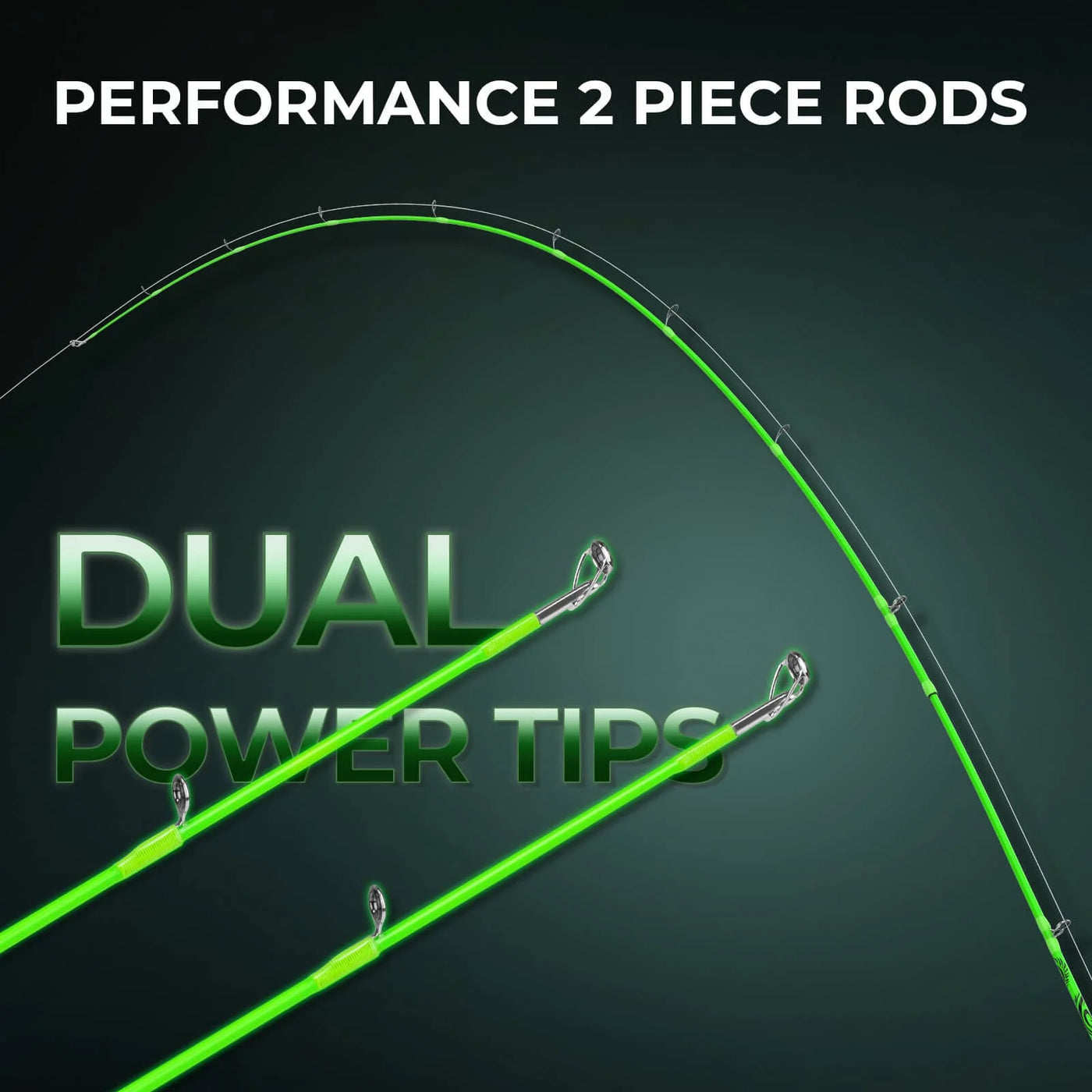 Zephyr Dual-tip Baitcaster Rod and Reel Combo
