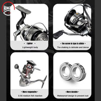 Hungry Fish Traveler Pro Spinning Fishing Reel