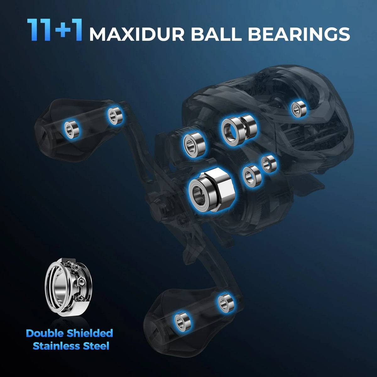 Verus Baitcasting Reel - Upgraded Version