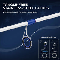 Royale Legend Patriot Twin-Tip Spinning Rod and Reel Combo