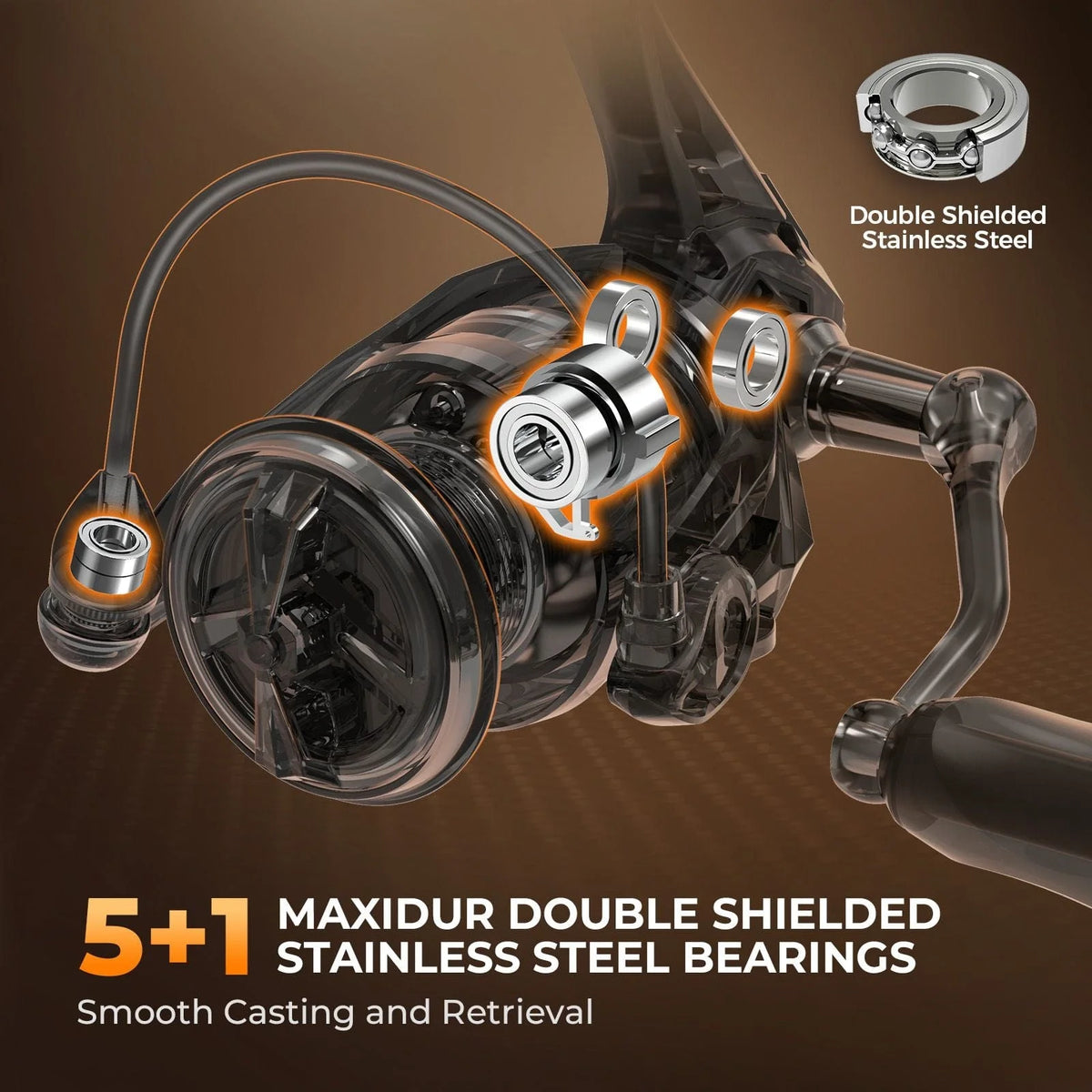 Lethal Blaze Twin-Tip Spinning Fishing Rod and Reel Combo