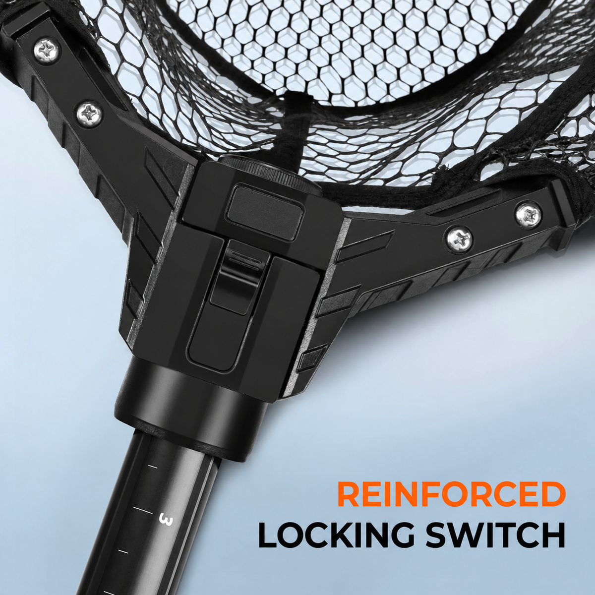 Brutus Foldable Extendable Fishing Net With Boat Hook