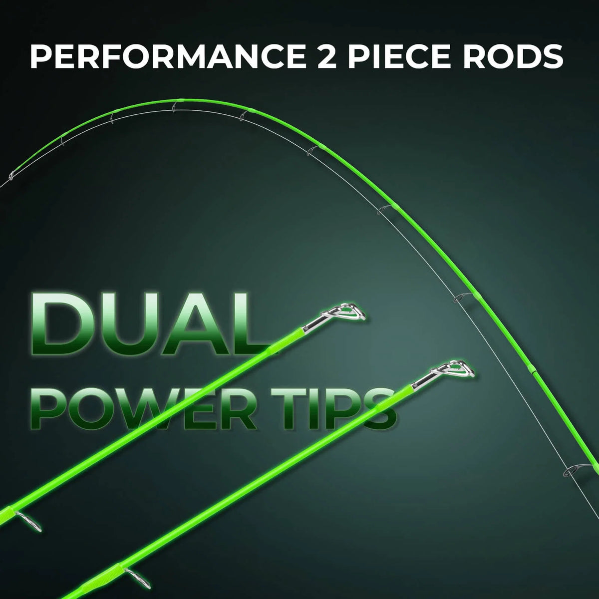 Zephyr Dual-tip Spinning Fishing Rod and Reel Combo