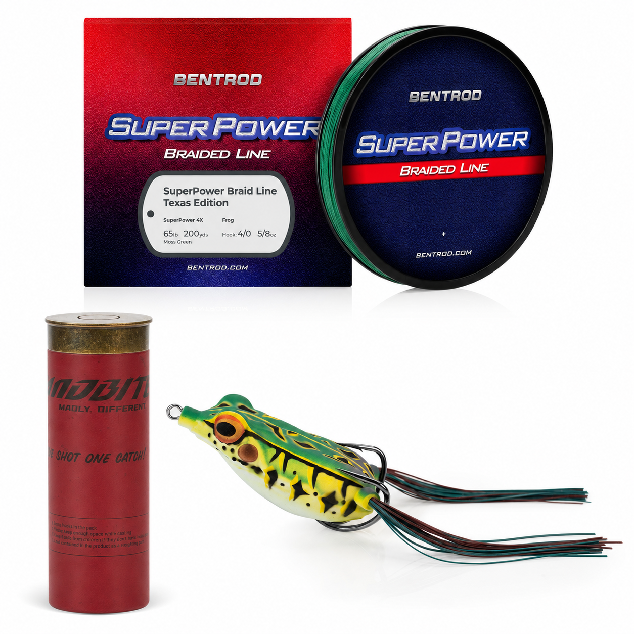Superpower Braided Fishing Line and Lure Kit