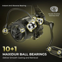 Spartacus Defender Twin-Tip Spinning Rod and Reel Combo