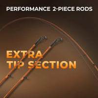 Lethal Blaze Twin-Tip Spinning Fishing Rod and Reel Combo