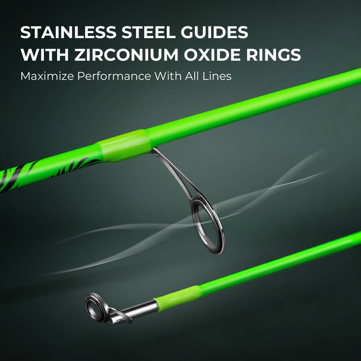 Zephyr Dual-tip Spinning Fishing Rod and Reel Combo