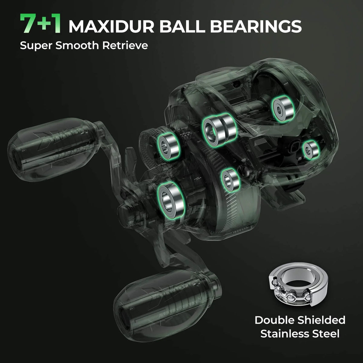 Spartacus II Twin-Tip Baitcaster Rod and Reel Combo